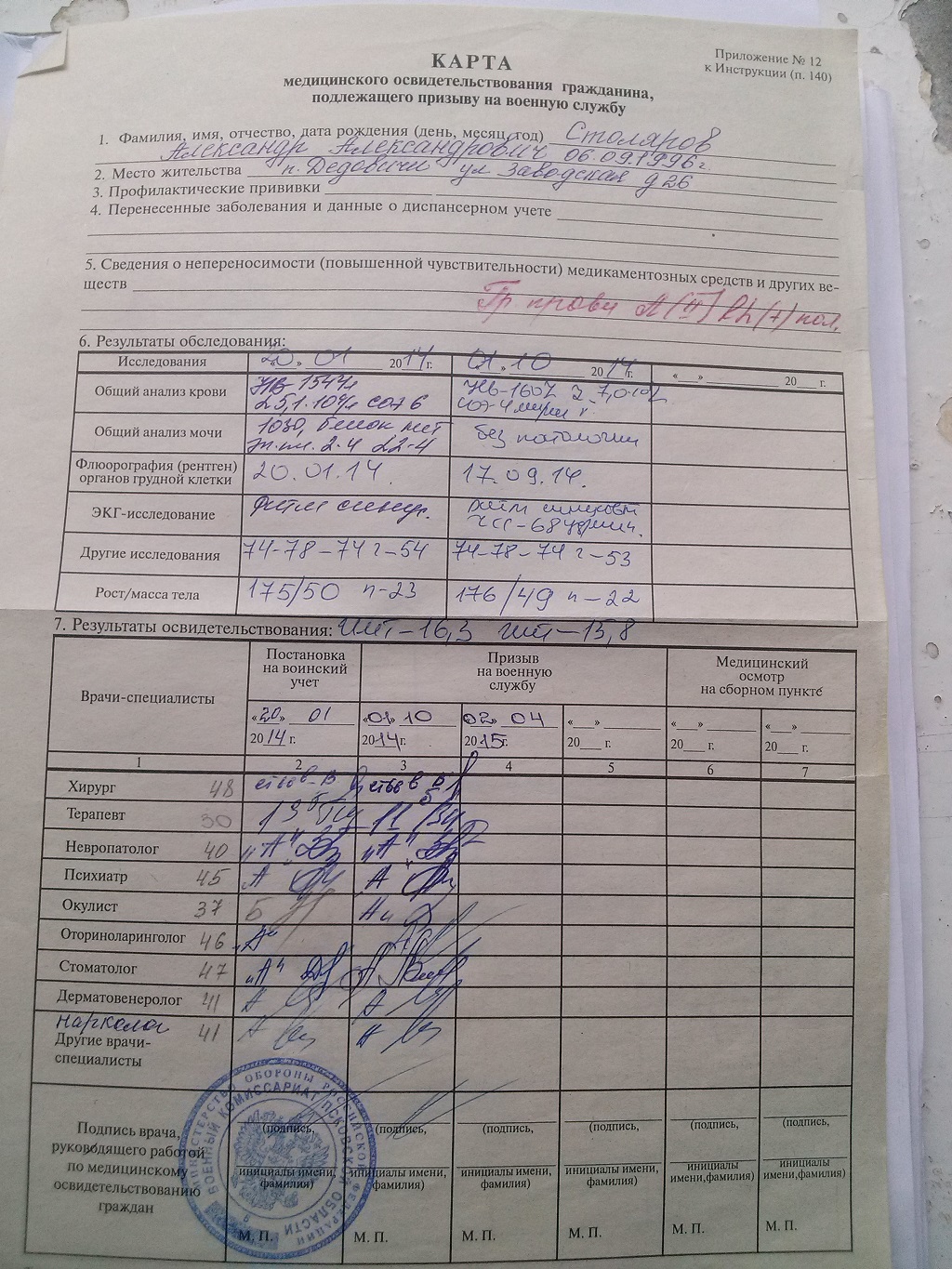 Карта медицинского осмотра. Карта медицинского освидетельствования. Карта медицинскогоосвидительствование. Карта медицинского освидетельствования призывника. Карта медицинского освидетельствования для военкомата.